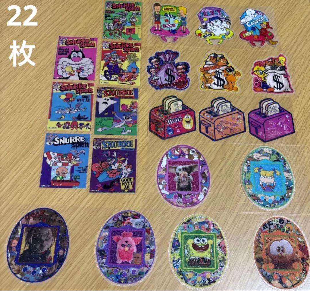 アメキャラ　ロールシール　切り売り300枚　詰め合わせパック　平袋&ジップ付き