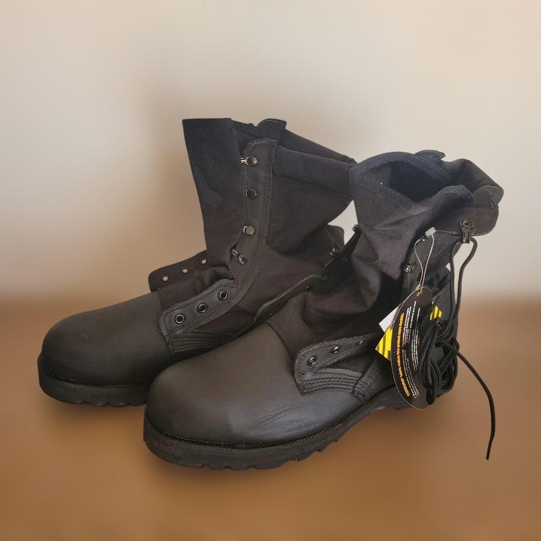 ミリタリーブーツ ブラック ハイカット