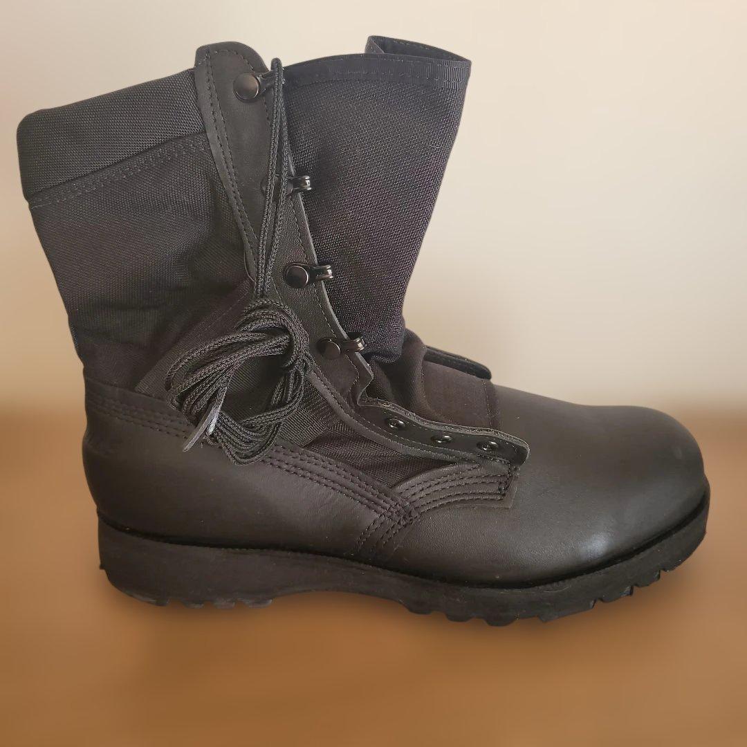 ミリタリーブーツ ブラック ハイカット