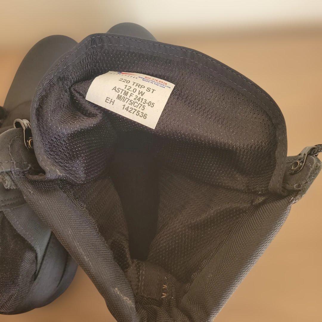 ミリタリーブーツ ブラック ハイカット