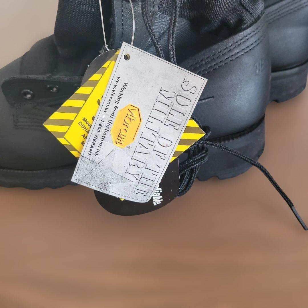 ミリタリーブーツ ブラック ハイカット