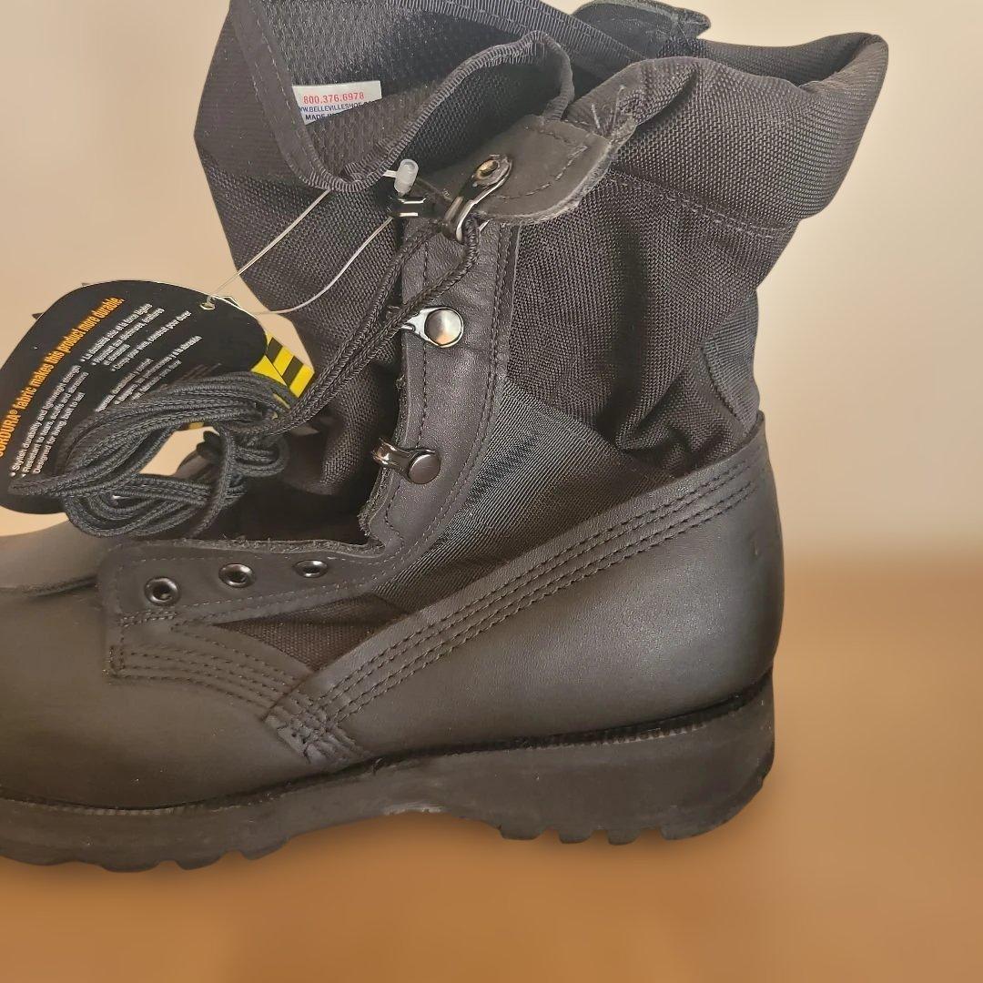 ミリタリーブーツ ブラック ハイカット