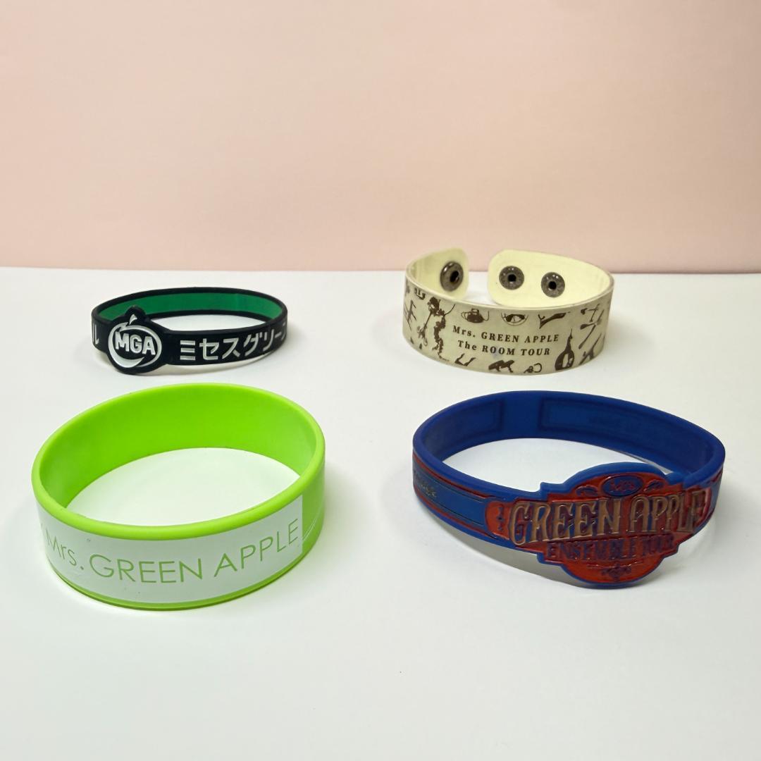 【超希少】MGA & Mrs. GREEN APPLE ラバーバンド4点セット