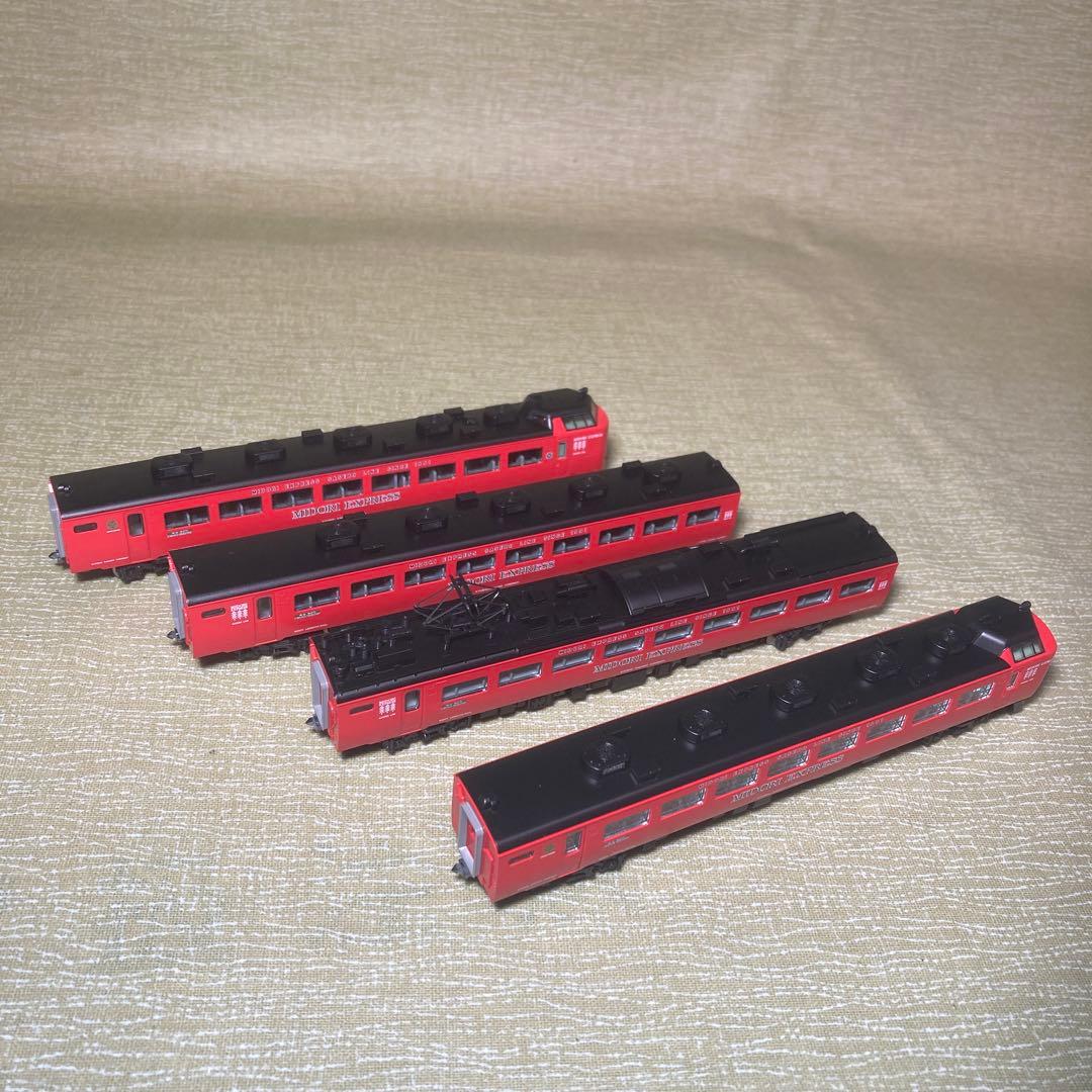 TOMIX 98250相当 485系MIDORI EXPRESS4輌(ジャンク)