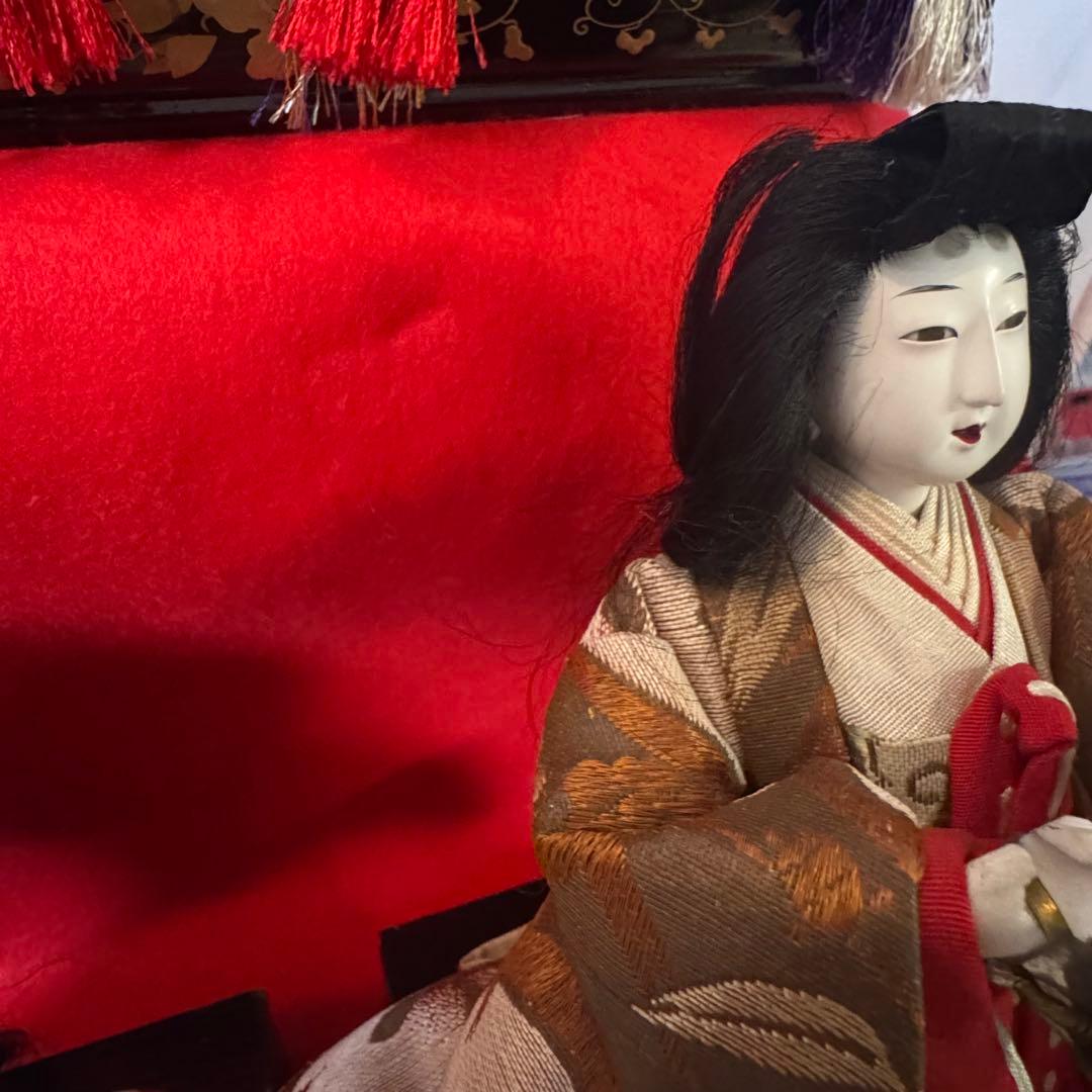 昭和初期の雛人形セット 2段