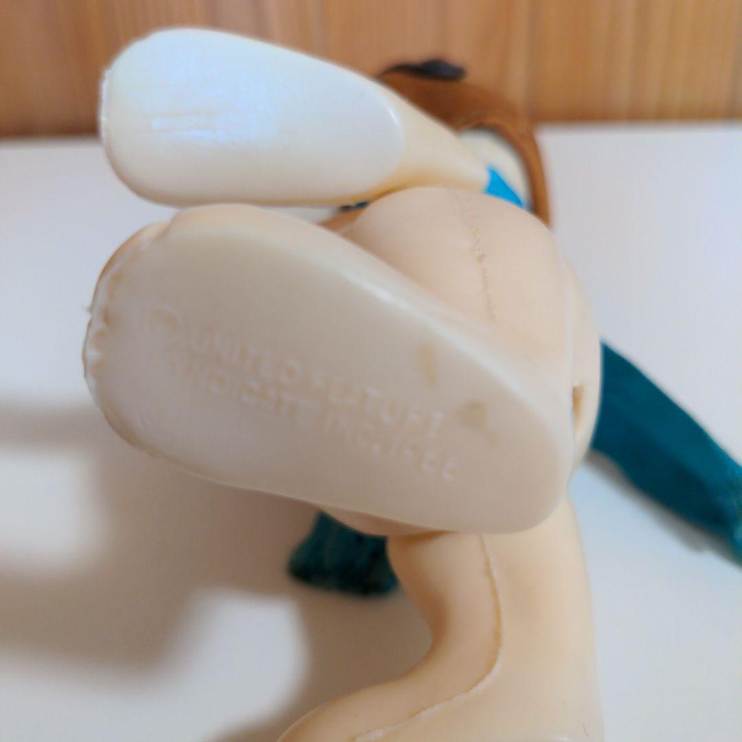 スヌーピー フライングエース フィギュア 人形 レトロ ソフビ SNOOPY