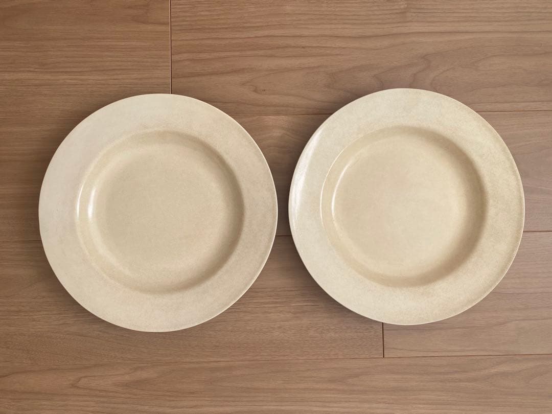 河合竜彦さん　貫入プレート　2枚セット