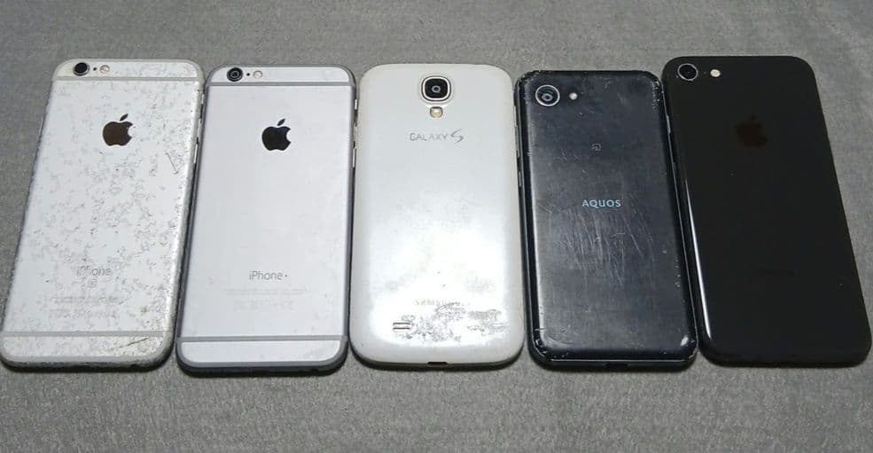 ぼ*！様 【ジャンク品】スマートフォン本体 15台まとめて　都市鉱山　部品取り