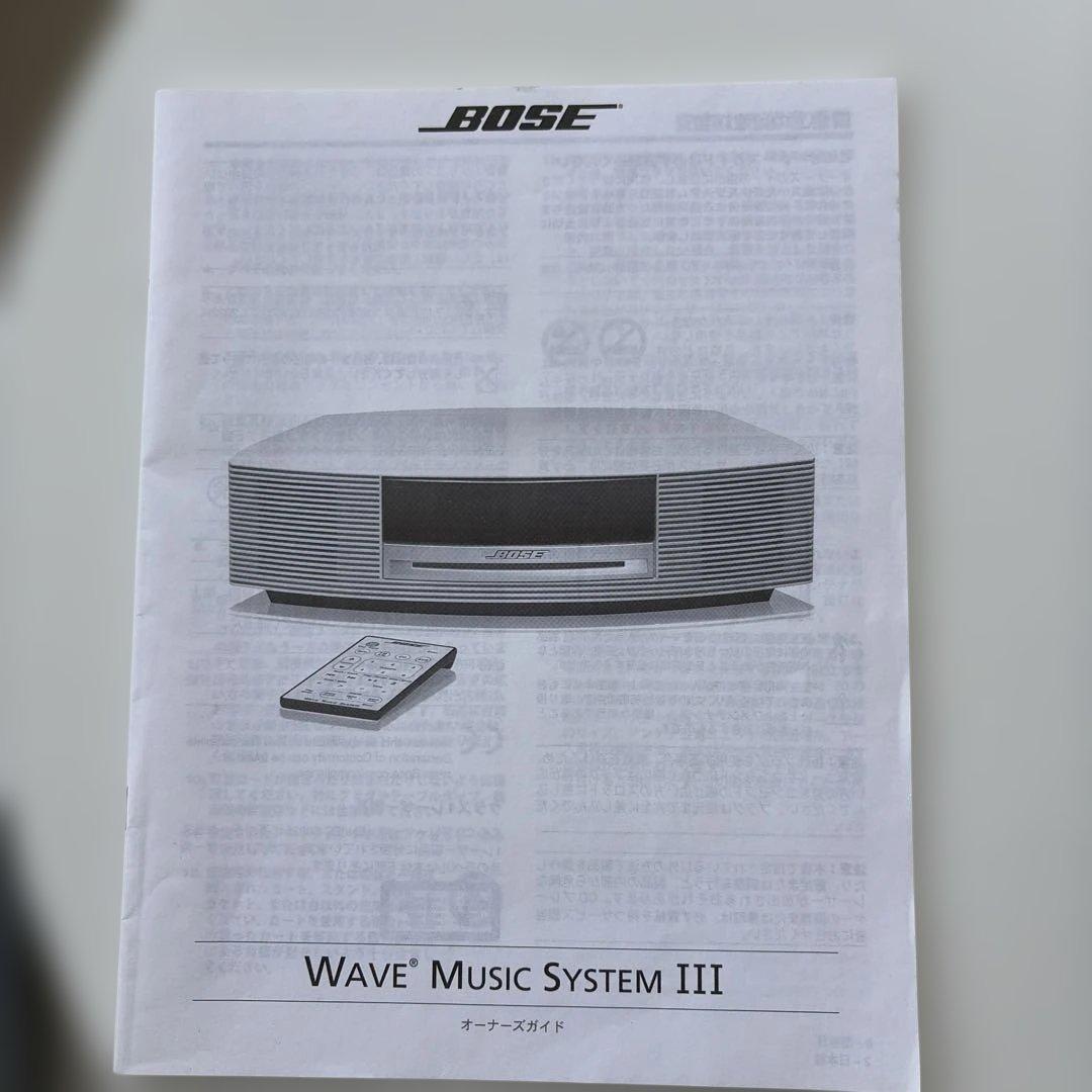 ラジオ・コンポ Bose Wave Music System III