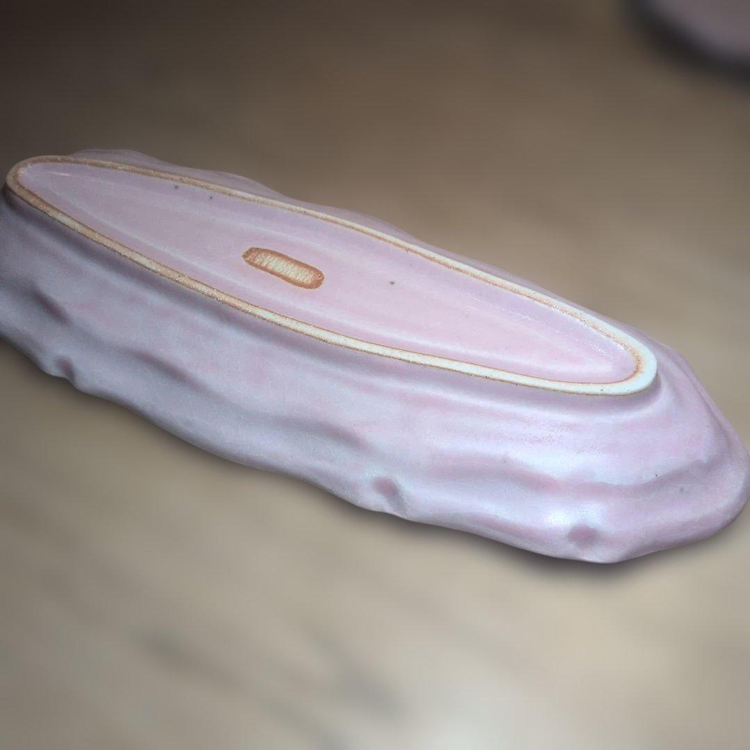 土本製陶所　ピンク2枚セット(内1枚はB級品)