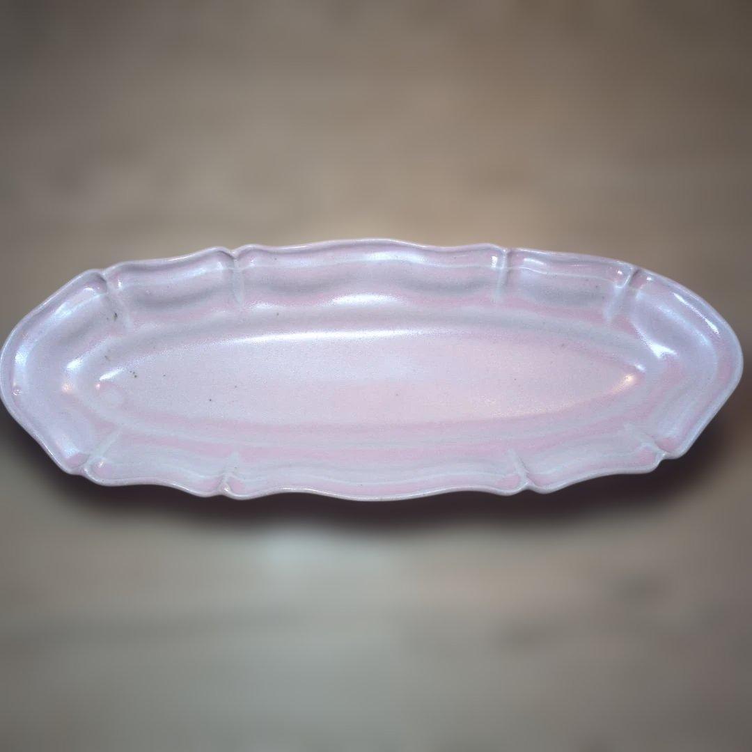 土本製陶所　ピンク2枚セット(内1枚はB級品)