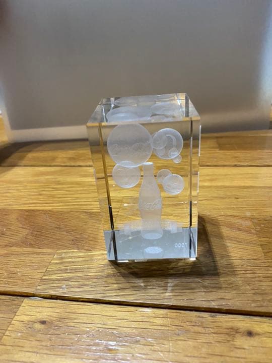 激レア　コカコーラ50周年記念クリスタルガラス