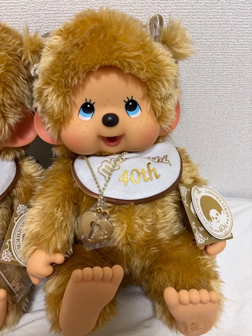 【Monchhichi】40th Anniversary ぬいぐるみ