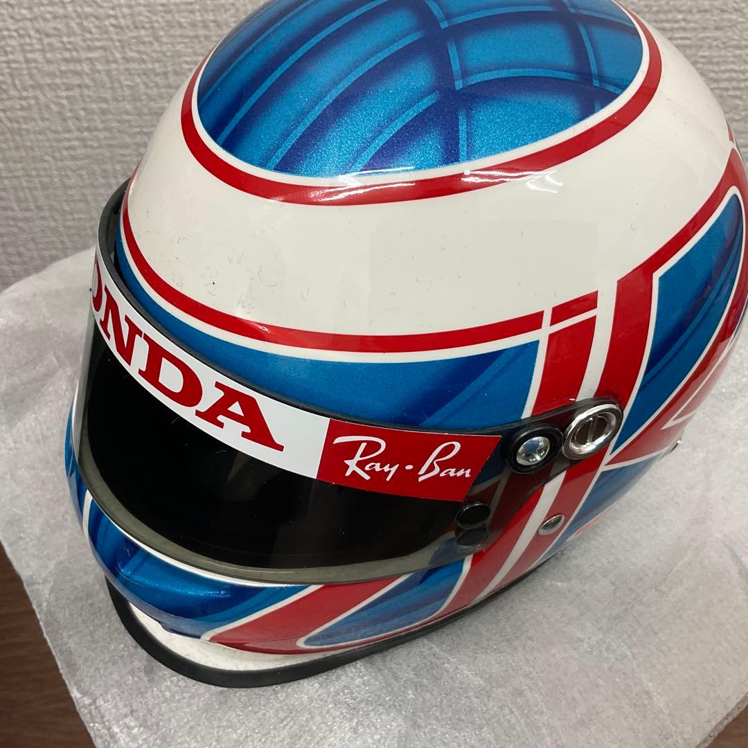箱あり　ホンダ　ジェンソンバトン1/2ヘルメット F1