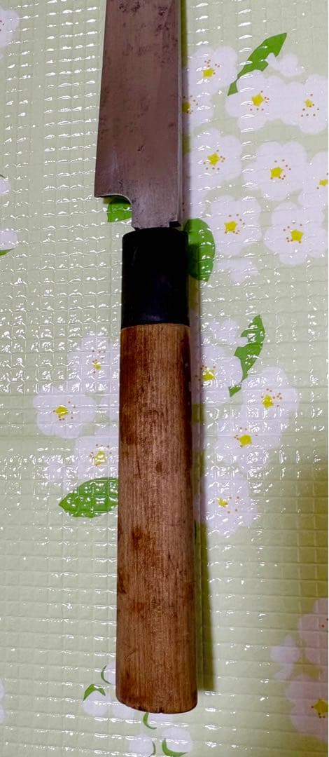 正本　柳刃　包丁　和包丁　霞　白鋼 25.5cm