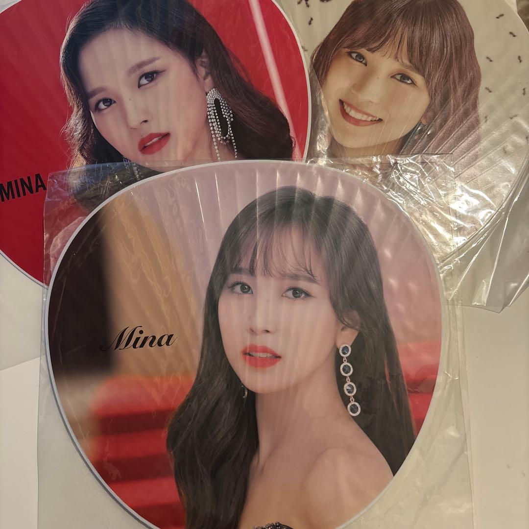 TWICE ミナ　うちわ　うちわケース　ミブリー