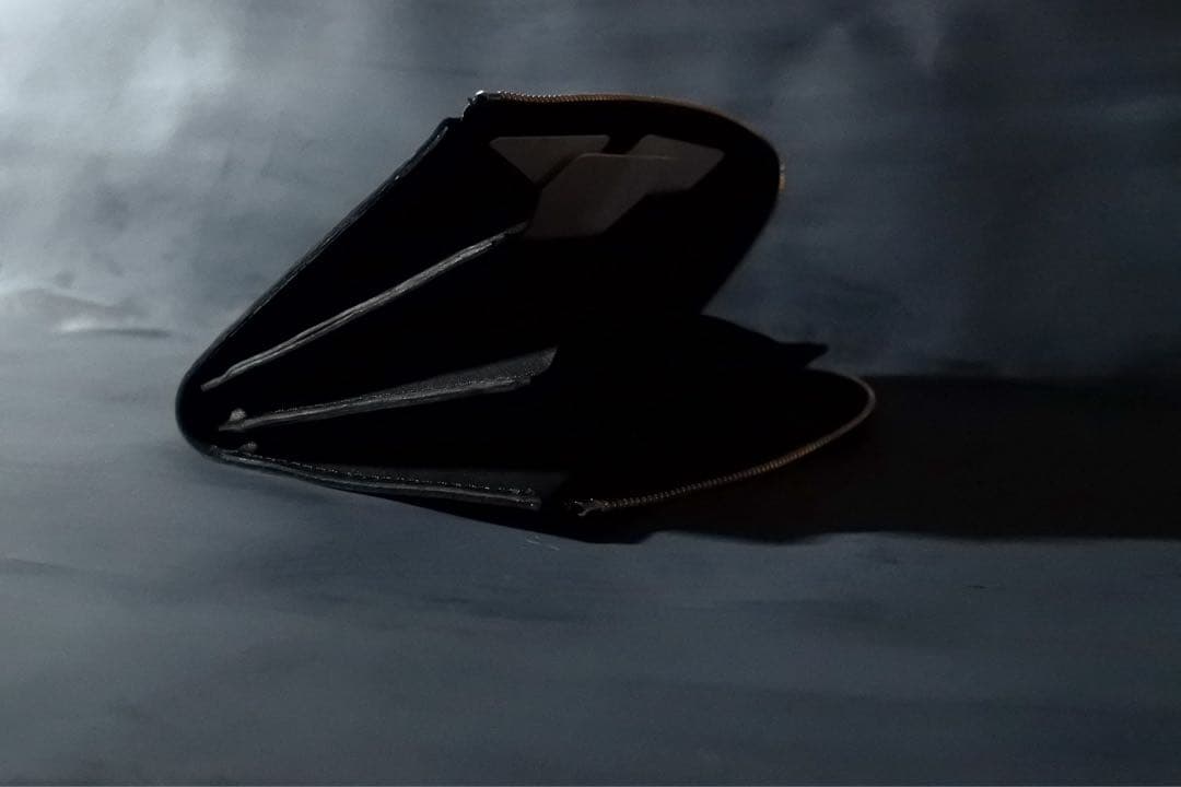 [オリジナル] J1 Zip wallet 長財布　ブラック