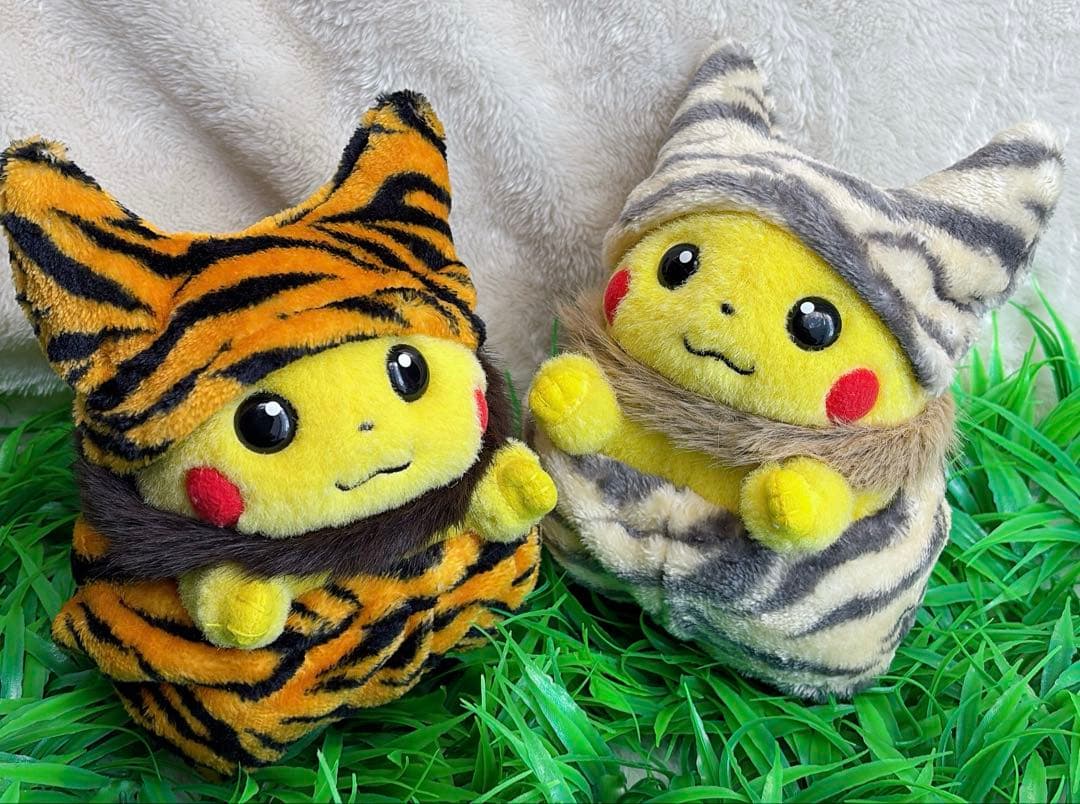 【ゲリラ】もこもこセットアップ トラさんコーデ 2色セット 初期ピカチュウ