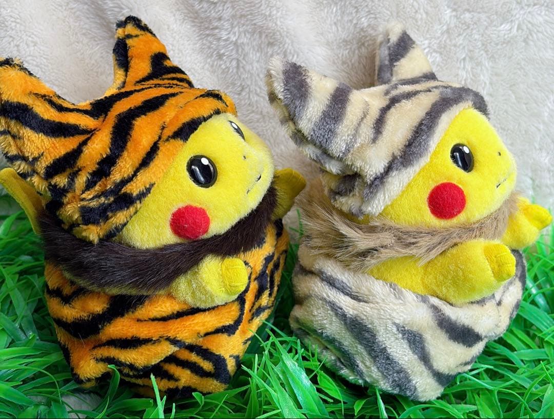 【ゲリラ】もこもこセットアップ トラさんコーデ 2色セット 初期ピカチュウ