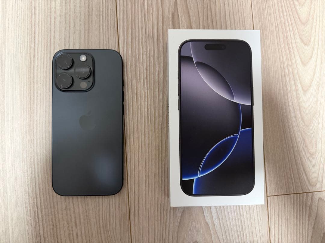 iPhone16proブラック 256GB SIMフリー(箱付き）