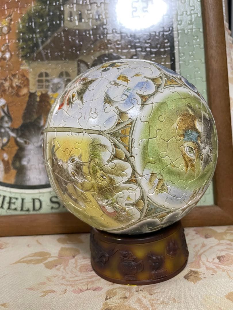 わちふぃーるど　ダヤン　3D球体パズル　ダヤンと銀の道　240ピース