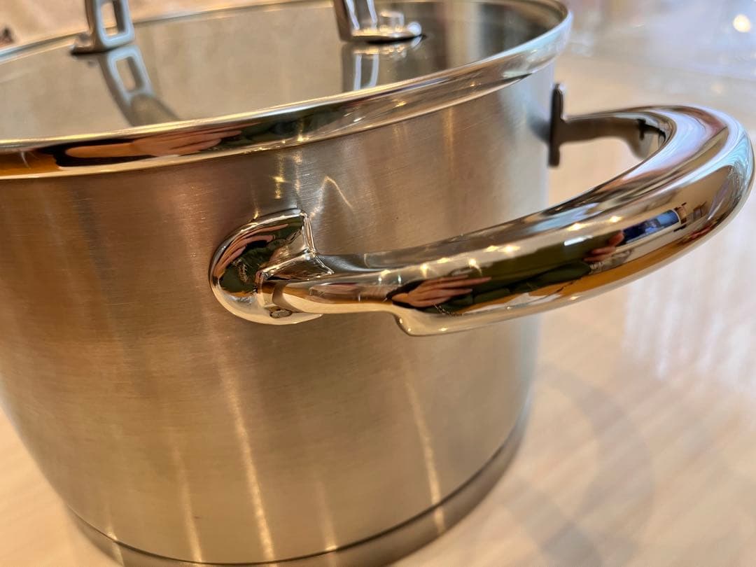 お正月セール❤️マイヤー　ステンレス片手鍋 約20cm 蓋付き