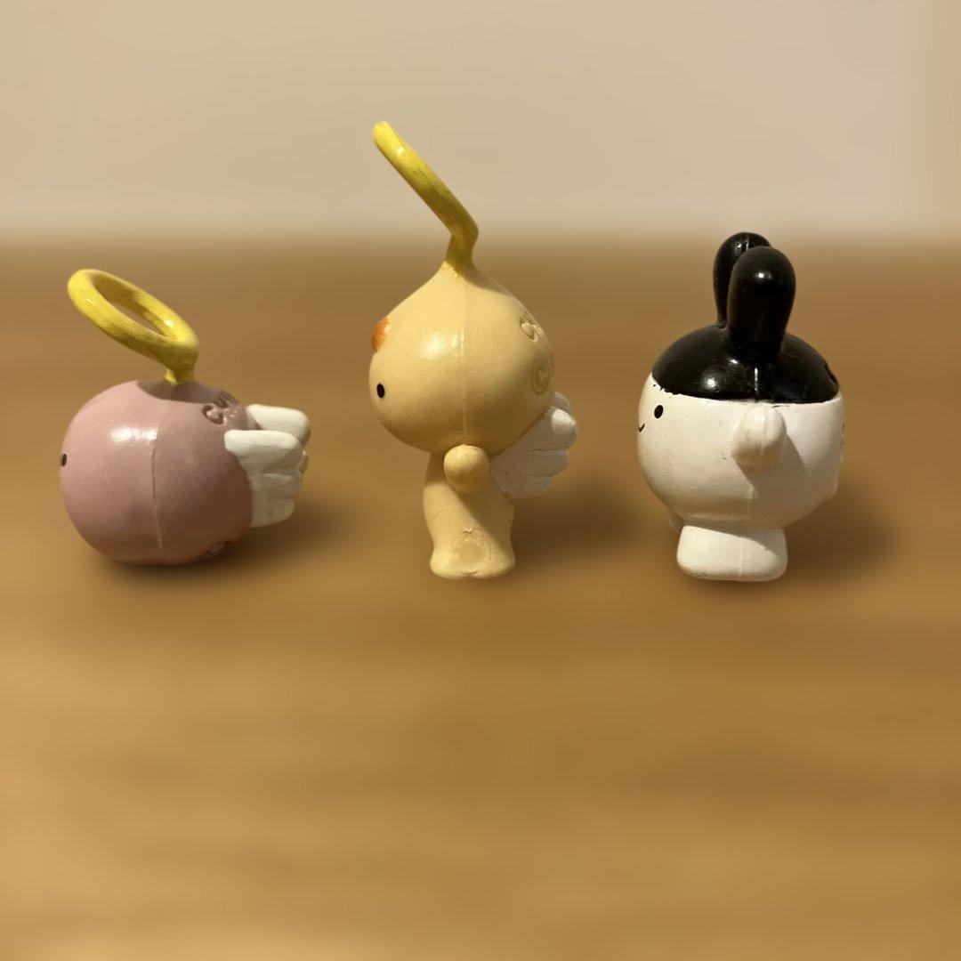 当時物 たまごっち ミニフィギュア3体セット　レトロ 1997年製