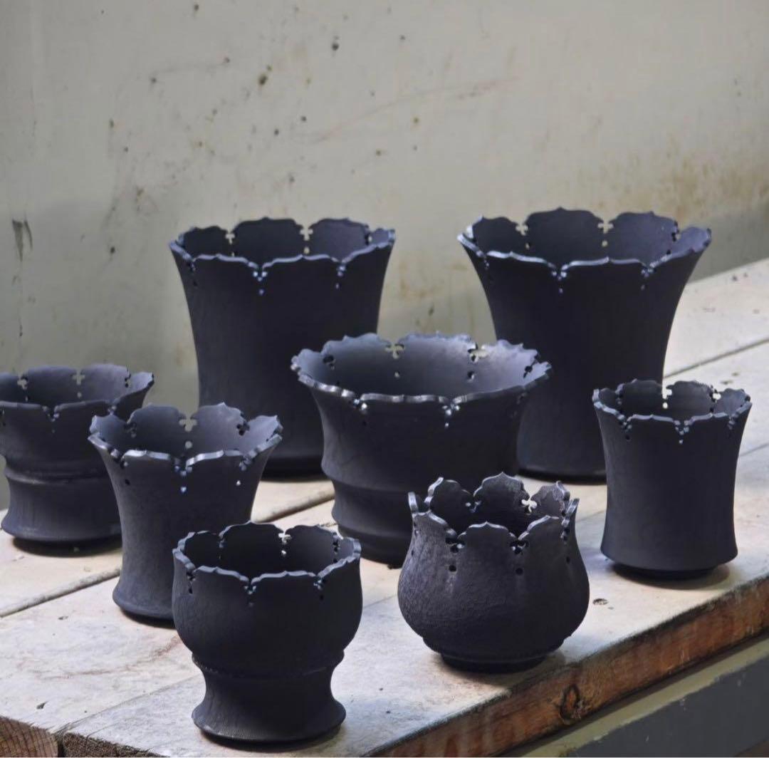 S SIZE 植木鉢 作家鉢 アガベ グラキリス ホリダ チタノタ 白鯨 亀甲竜