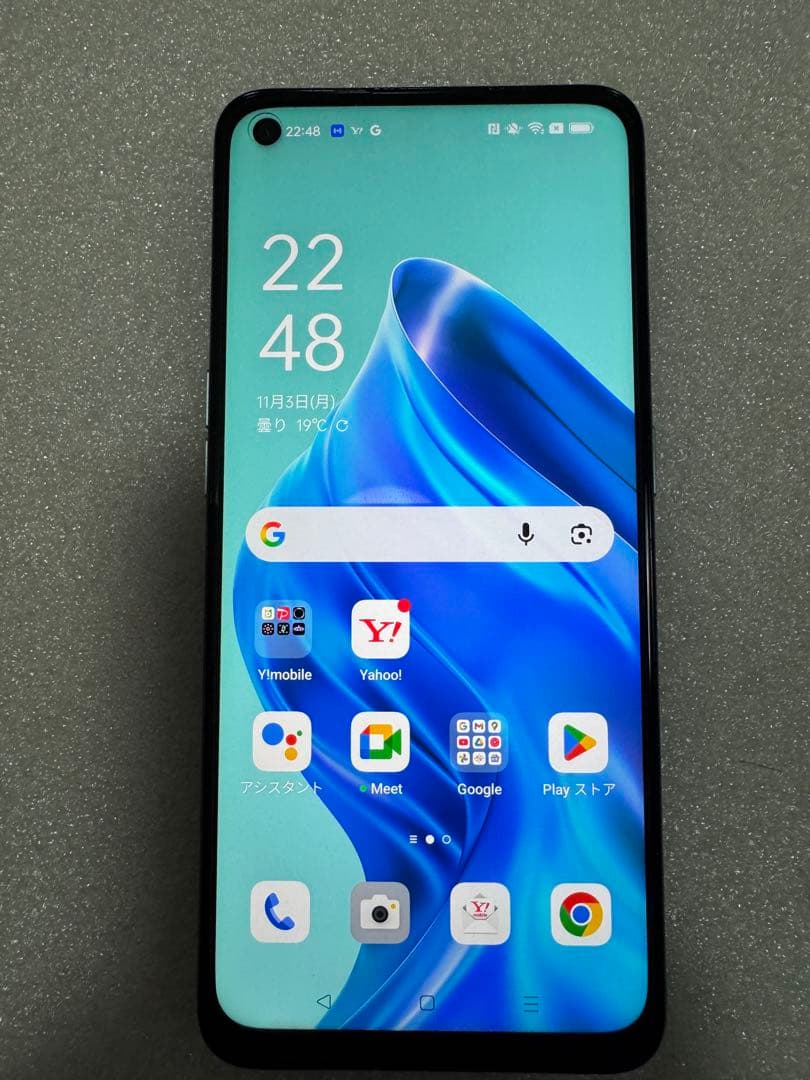 OPPO Reno 5A アイスブルー　ワイモバイル　本体