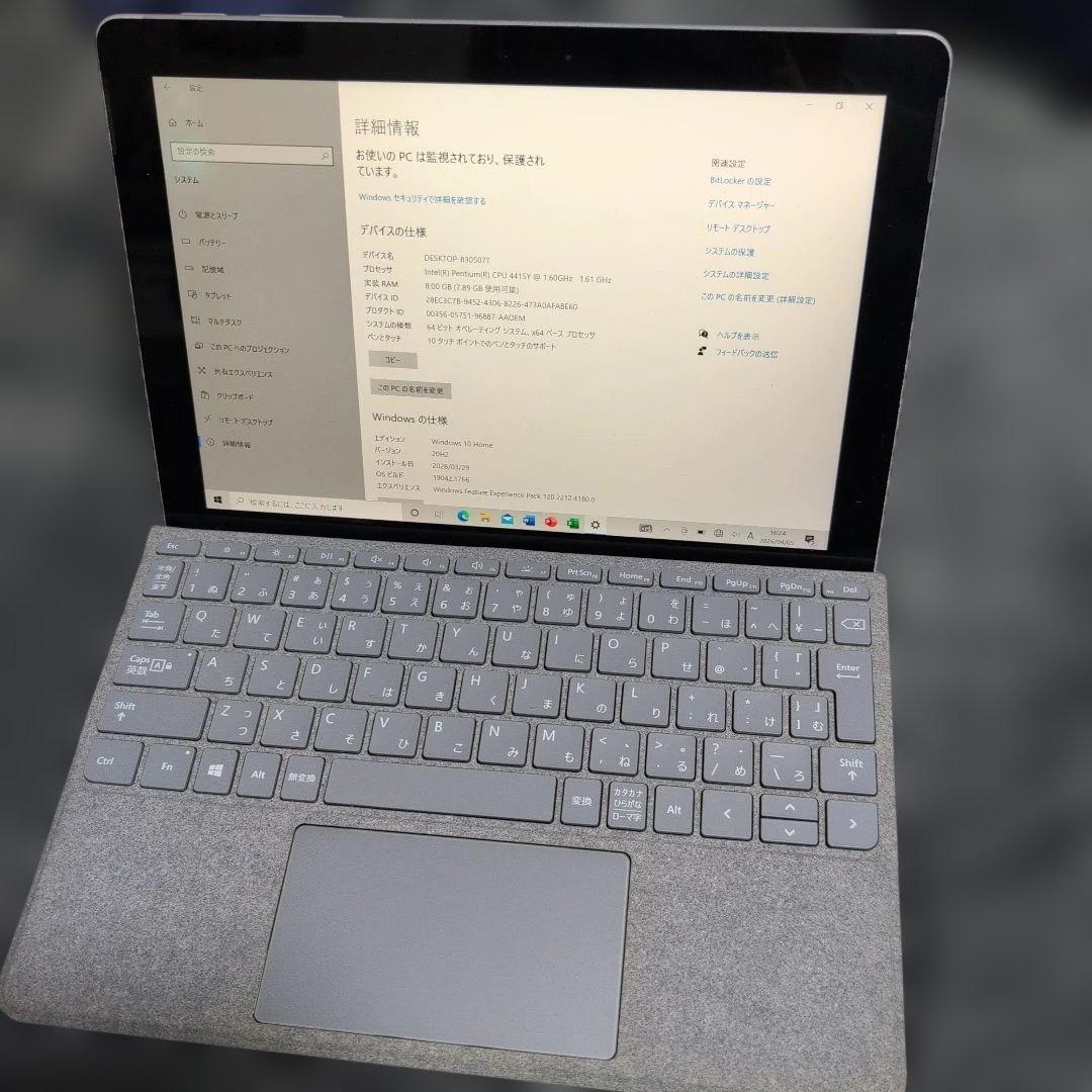 Windowsノート本体 Microsoft Surface Go Windows 10 