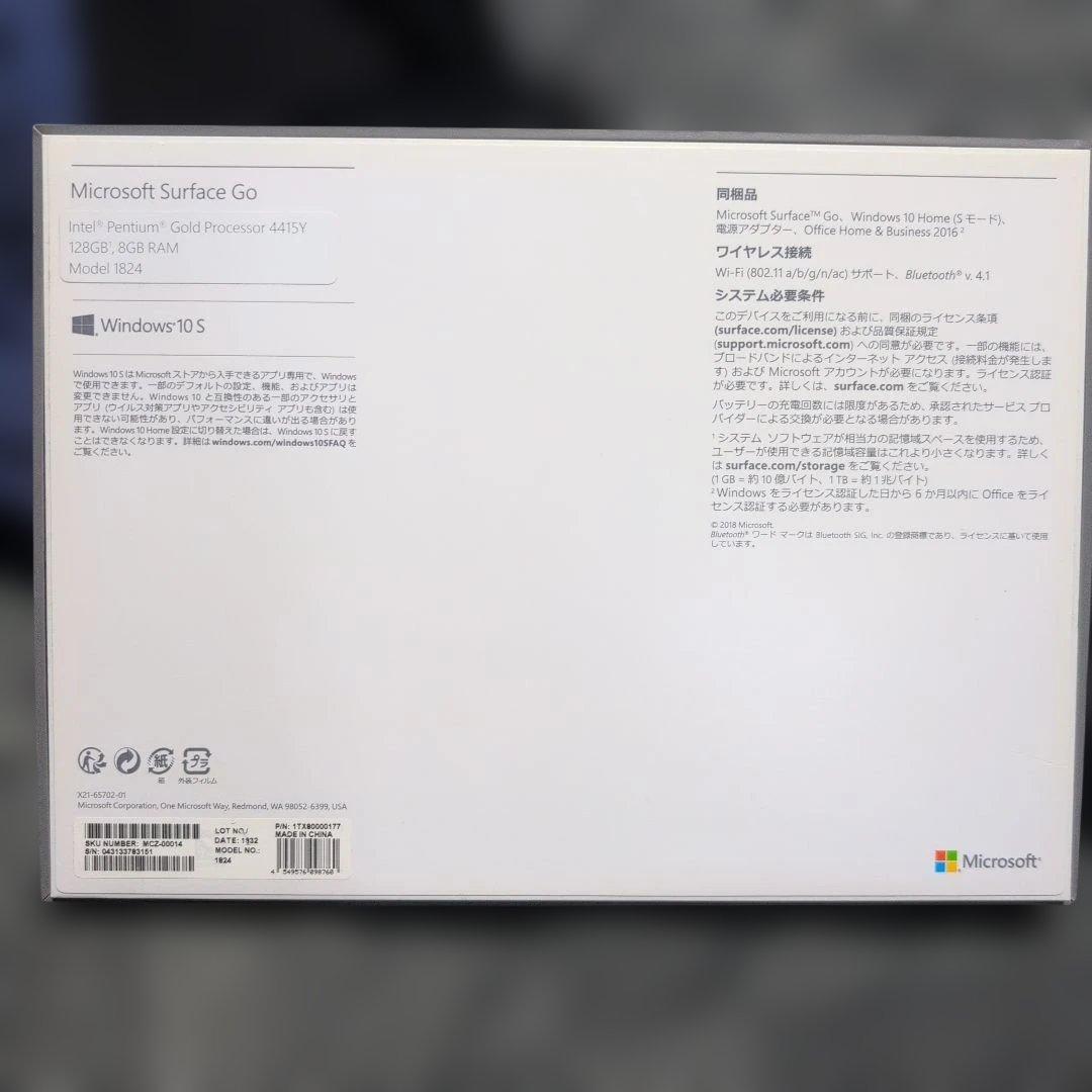 Windowsノート本体 Microsoft Surface Go Windows 10 