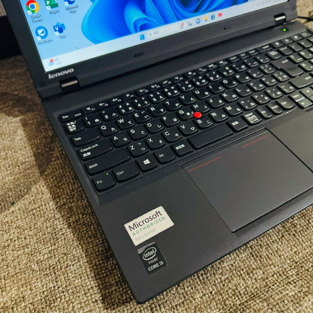 S278 LENOVOノートパソコンi5メモリ8G高速Windows11オフィス