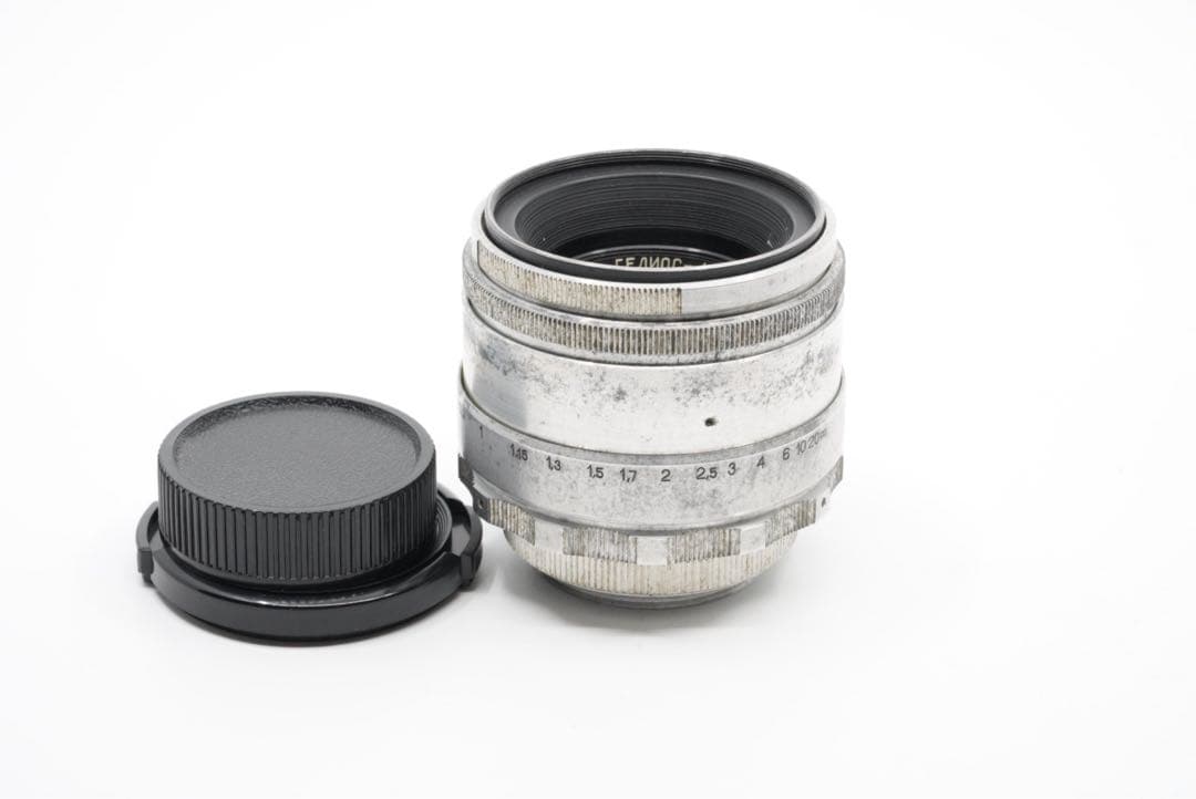 希少 シルバー Helios-44 58mm f2 ヘリオス ぐるぐるボケ