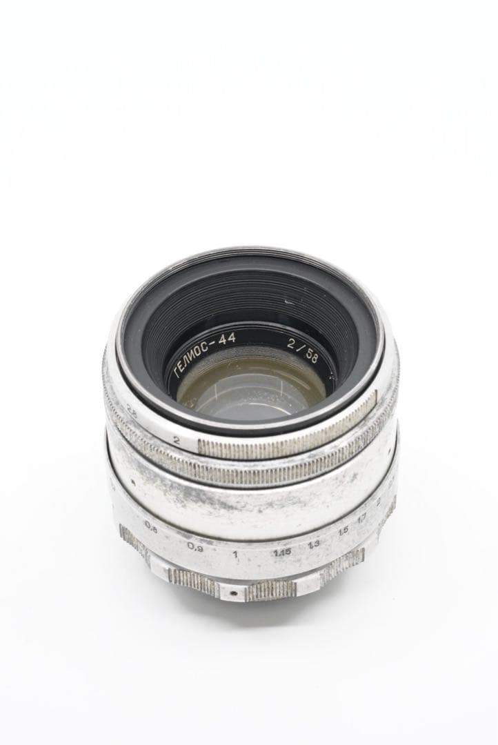 希少 シルバー Helios-44 58mm f2 ヘリオス ぐるぐるボケ