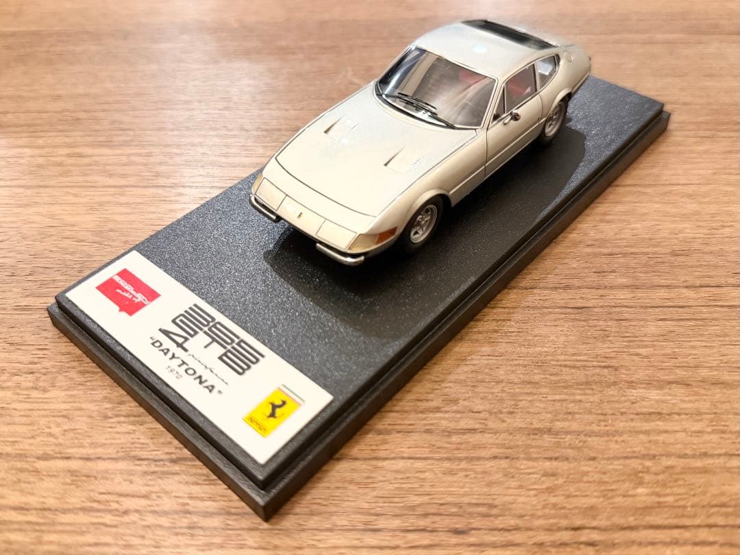 中古品 1/43 アイドロン フェラーリ 365GTB/4 デイトナ シルバー