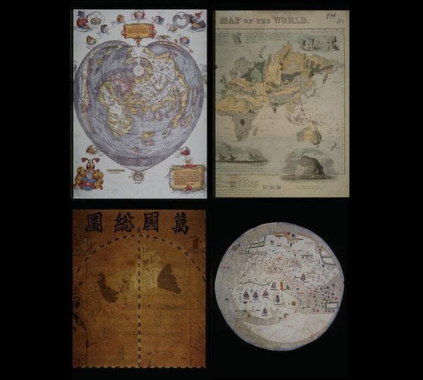 PA59【アンティークマップII】フリーCD素材100点