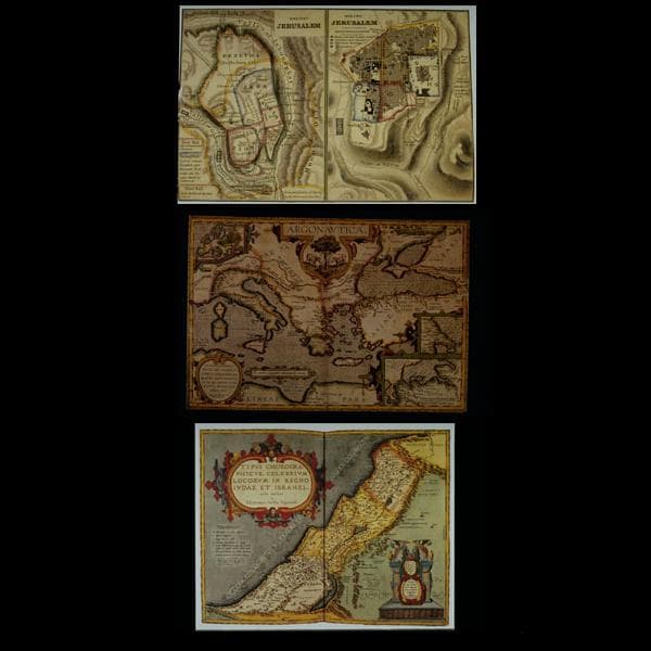 PA59【アンティークマップII】フリーCD素材100点