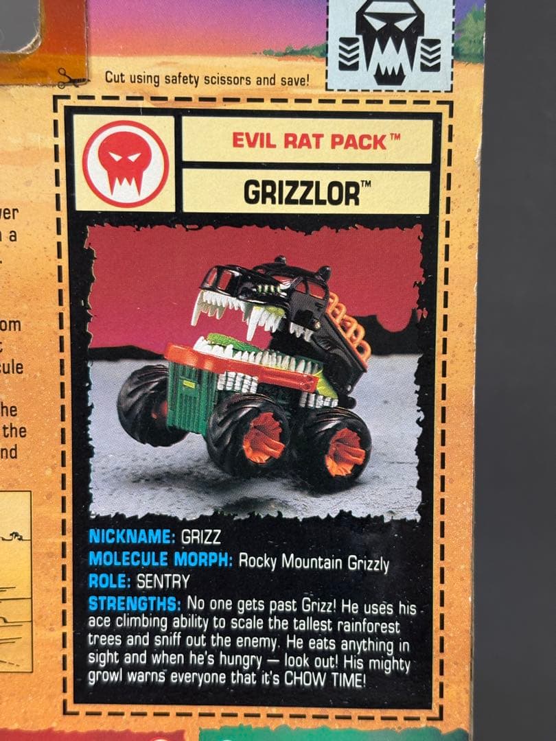 ホットウィール ATACK PACK GRIZZLOR 日本語バックカード 新品
