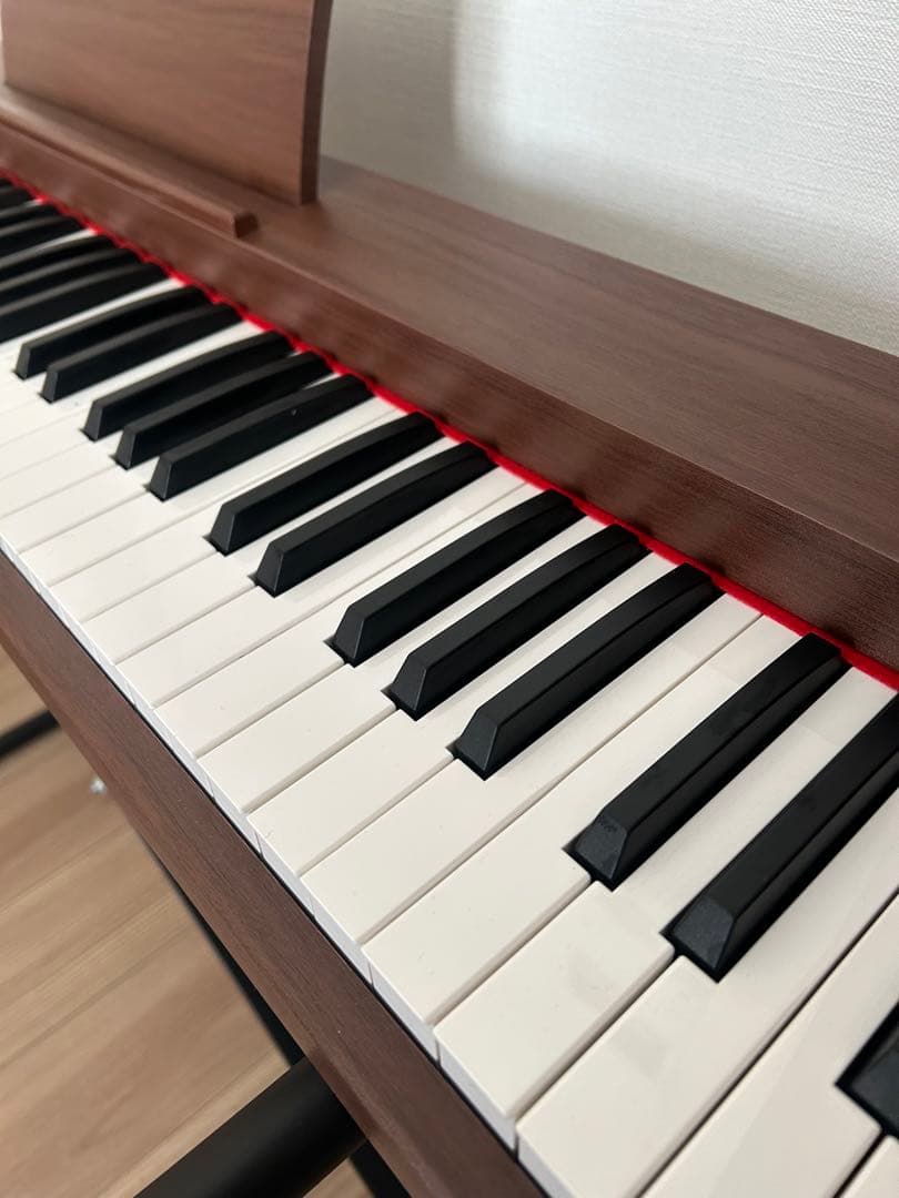 Longeye ロングピアノ 88鍵 マホガニー　ペダルとスタンド付き