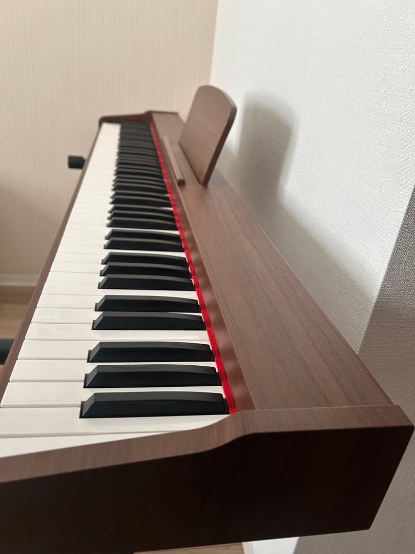 Longeye ロングピアノ 88鍵 マホガニー　ペダルとスタンド付き