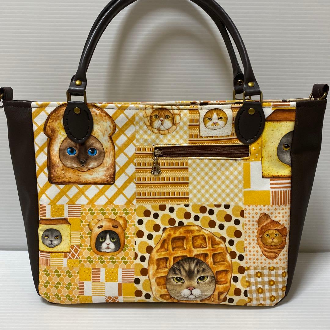 み*マ様 パン猫　トートバッグ　コヤンイサムチョン　ラブリー　おまけ付き♪
