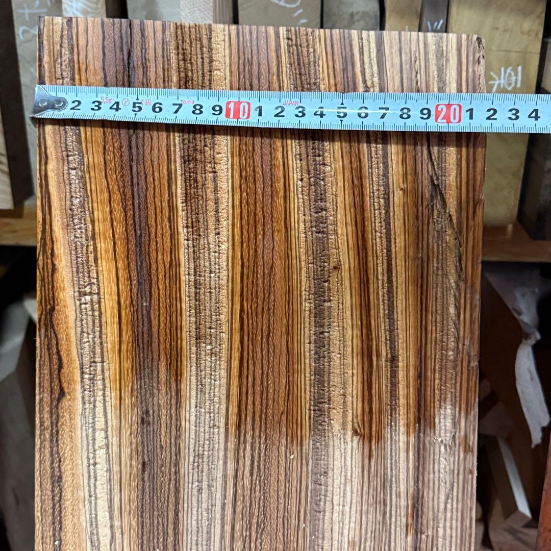 198ゼブラウッド　木製シャーペン　超低重心　溝付き　真鍮