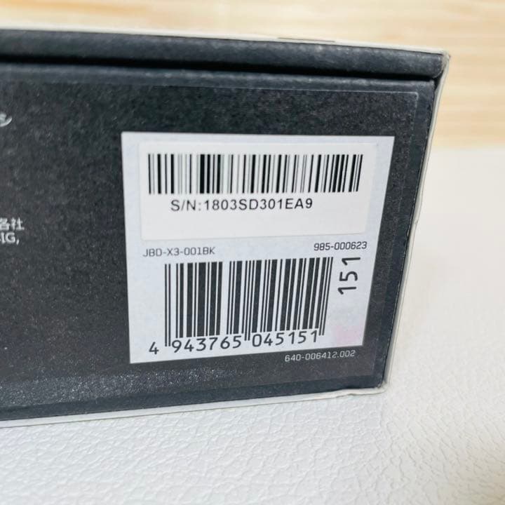 JAYBIRD ワイヤレススポーツヘッドホン　JBD-X3 イヤホン