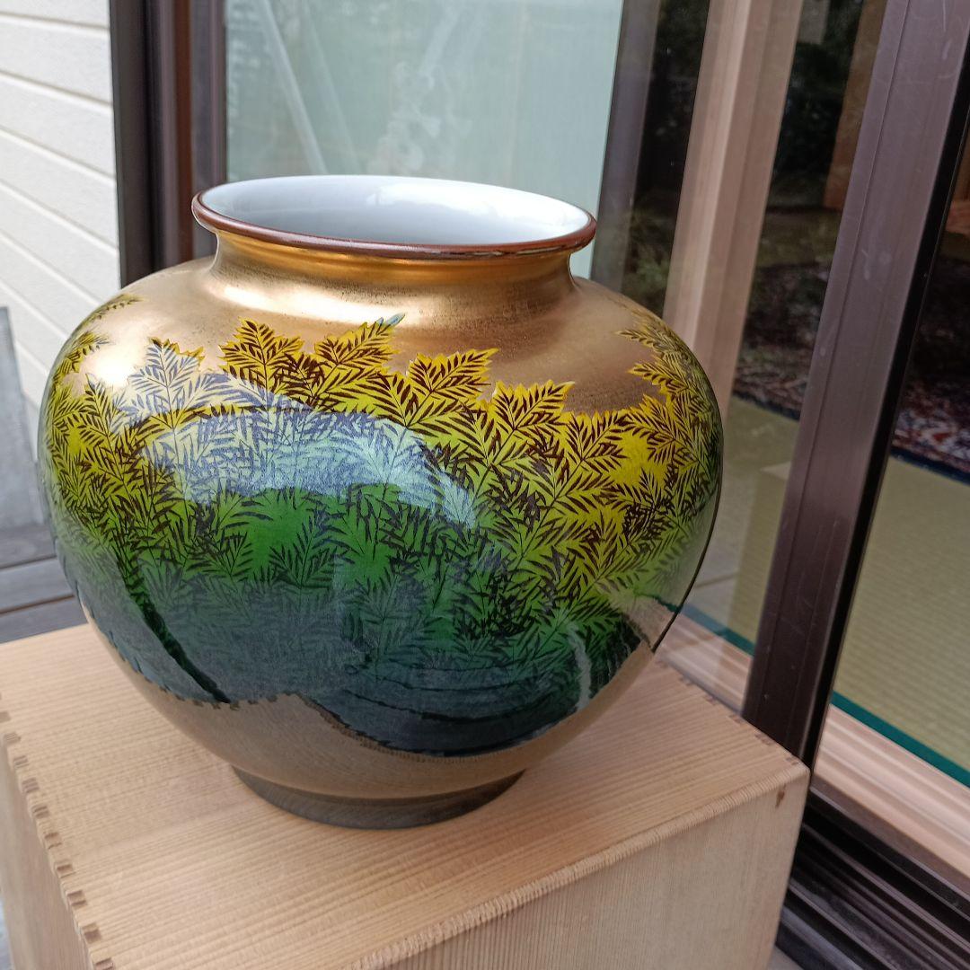 新品未使用　九谷焼　花瓶