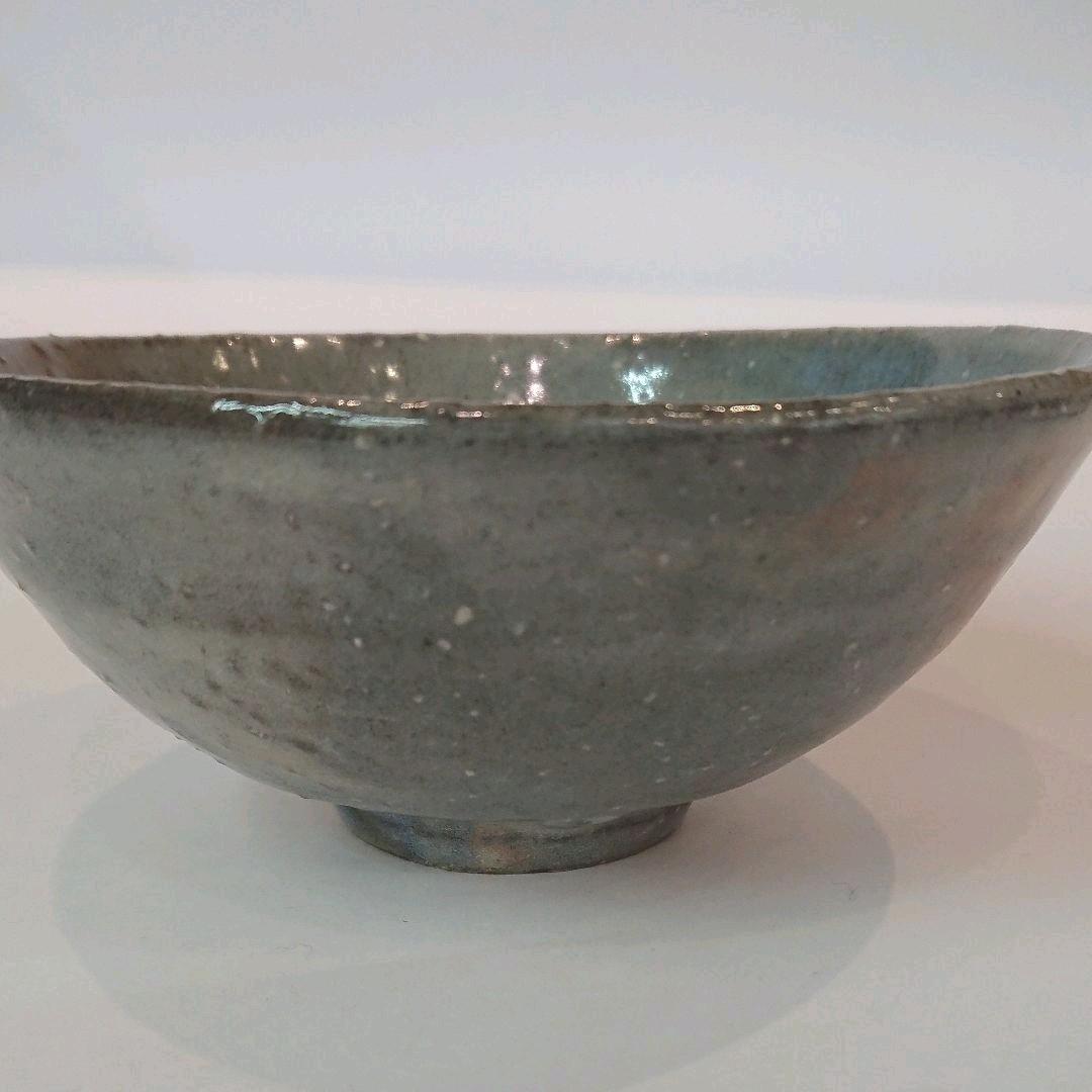 【茶道具】茶碗 萩焼 平茶碗  松唐山作