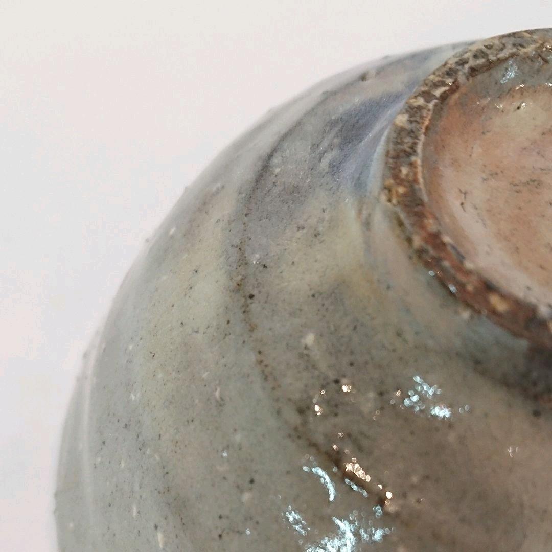 【茶道具】茶碗 萩焼 平茶碗  松唐山作