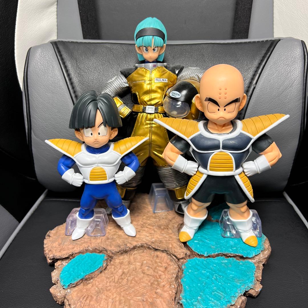 62.ドラゴンボール　ブルマ　リペイント　3体セット 鳥山明　ジャンプ