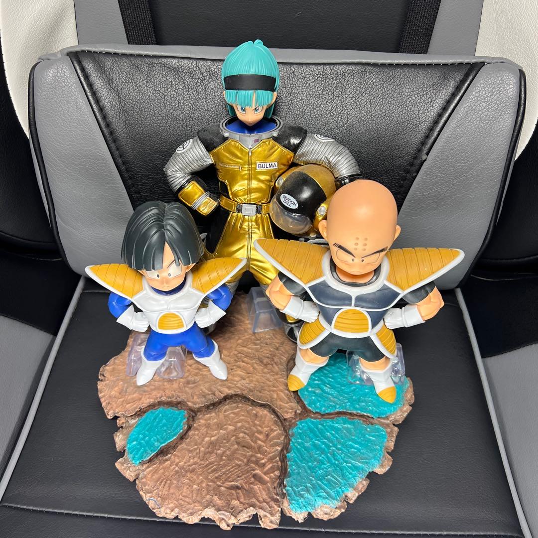 62.ドラゴンボール　ブルマ　リペイント　3体セット 鳥山明　ジャンプ