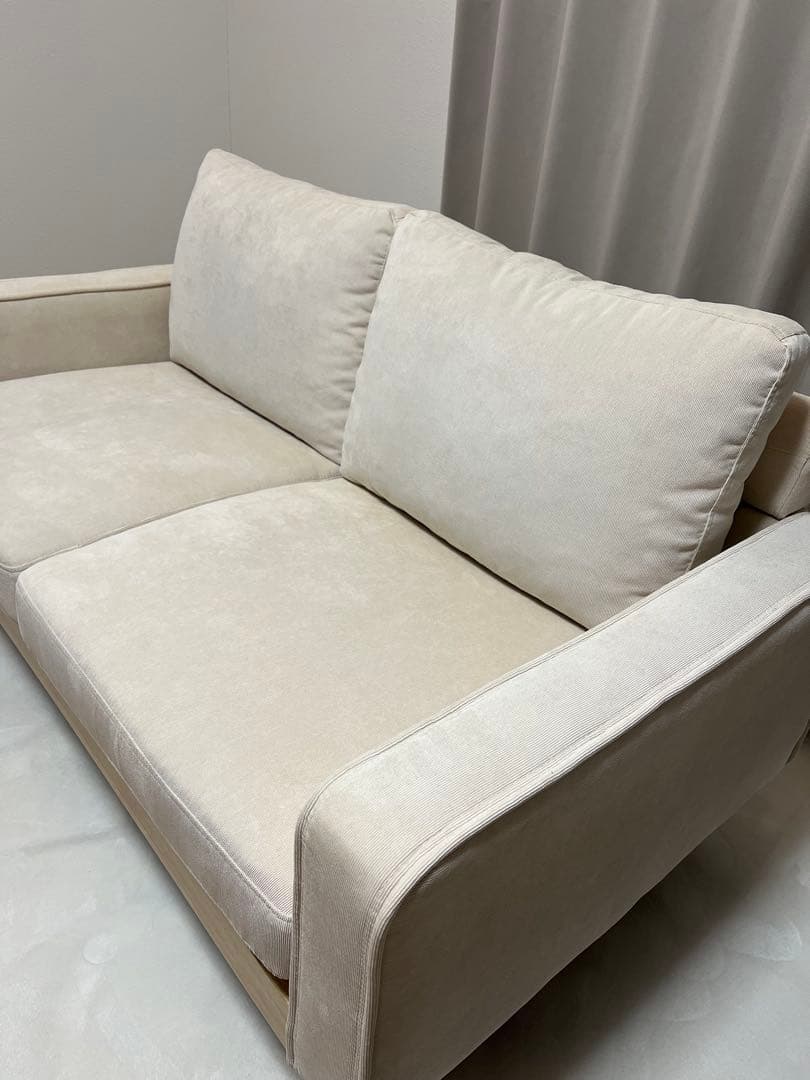 【Moss モス 2人掛けローソファ】