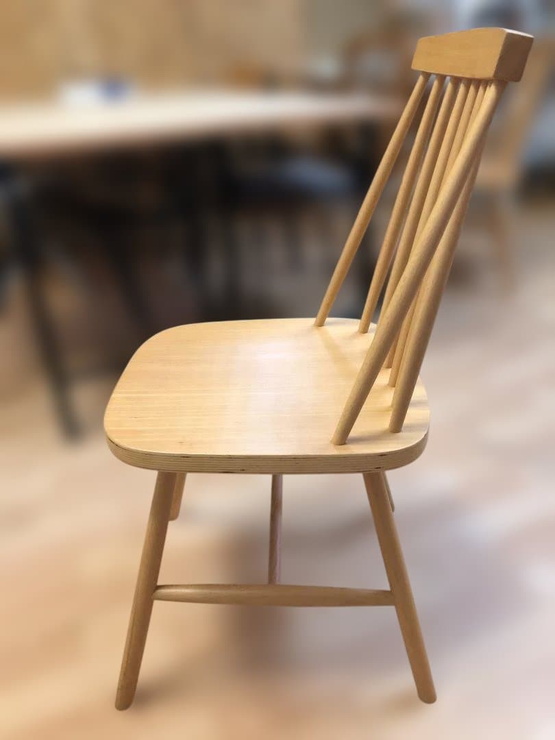 北欧風 木製 一脚 ダイニングチェア 座面高42cm カフェ 椅子 ナチュラル
